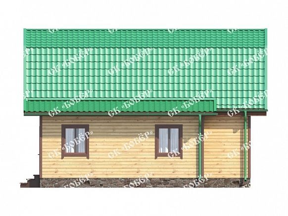 Дом из бруса 9х9.5. фото